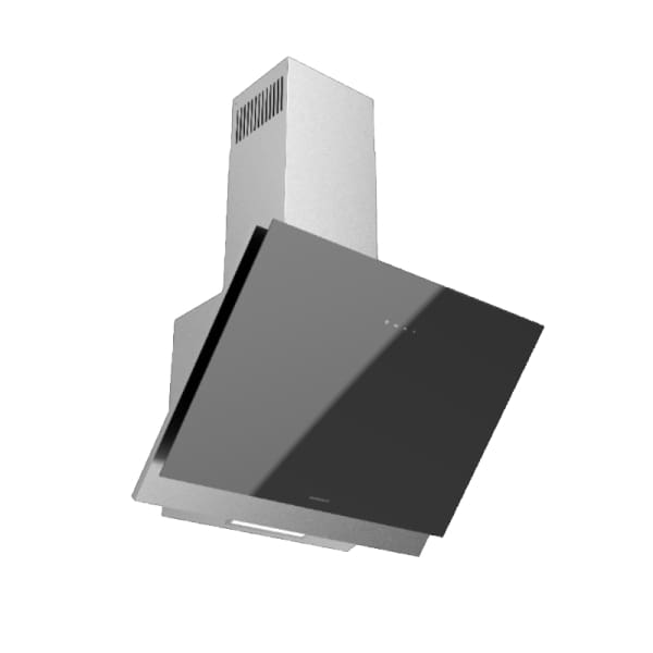 Hotte décorative PREMIUM 60 cm verre noir + inox (GAIA-60BX) Hotte décorative PREMIUM 60 cm verre noir + inox (GAIA-60BX)